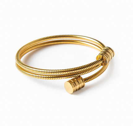 Pulsera Bangle Twist - Dorada
