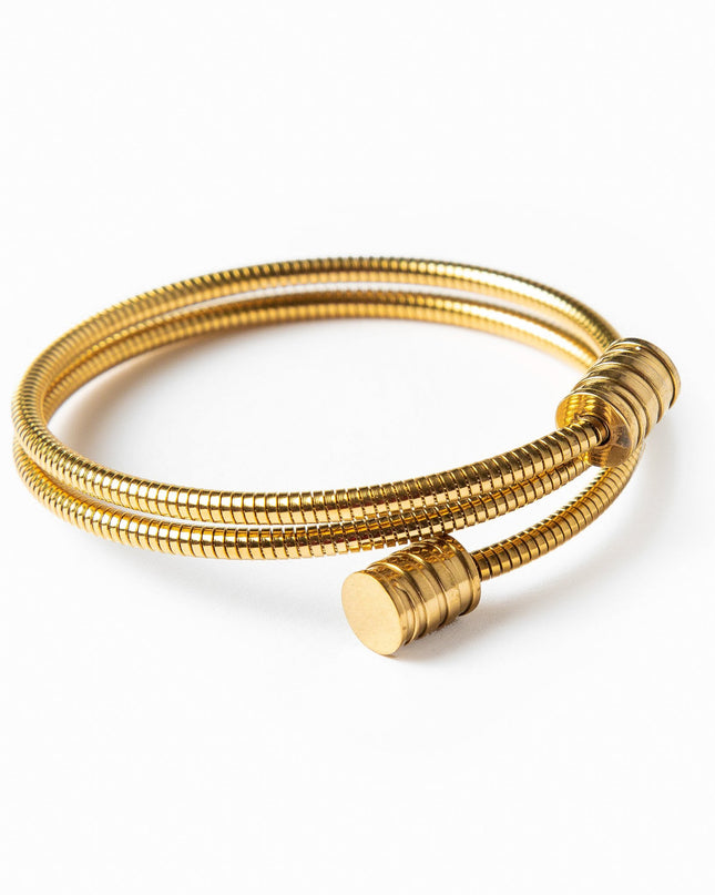 Pulsera Bangle Twist - Dorada