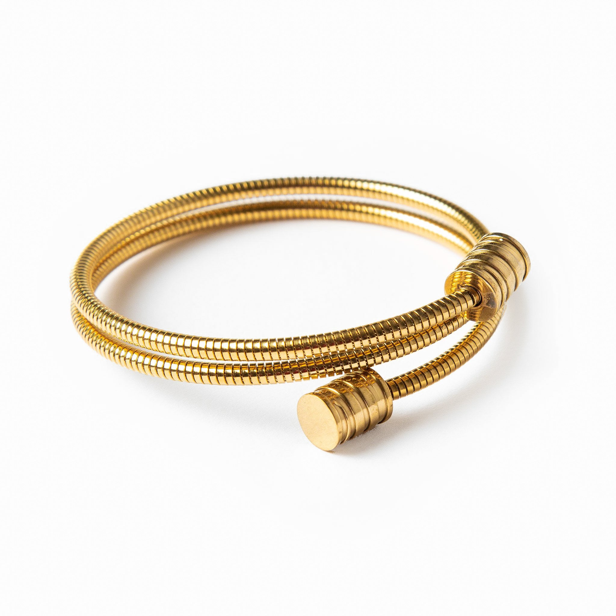Pulsera Bangle Twist - Dorada