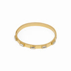 Pulsera de Piedra Cúbica - Oro