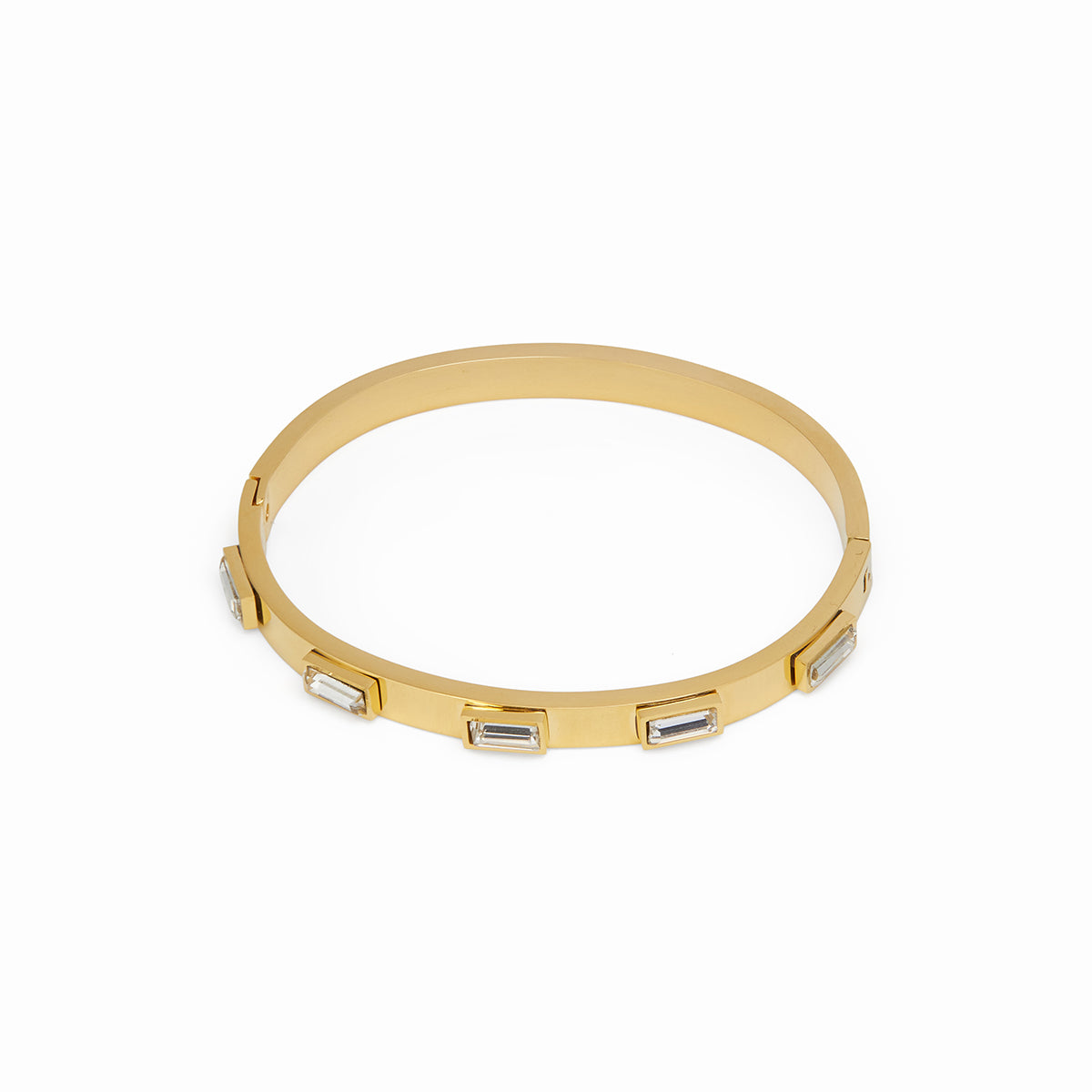 Pulsera de Piedra Cúbica - Oro