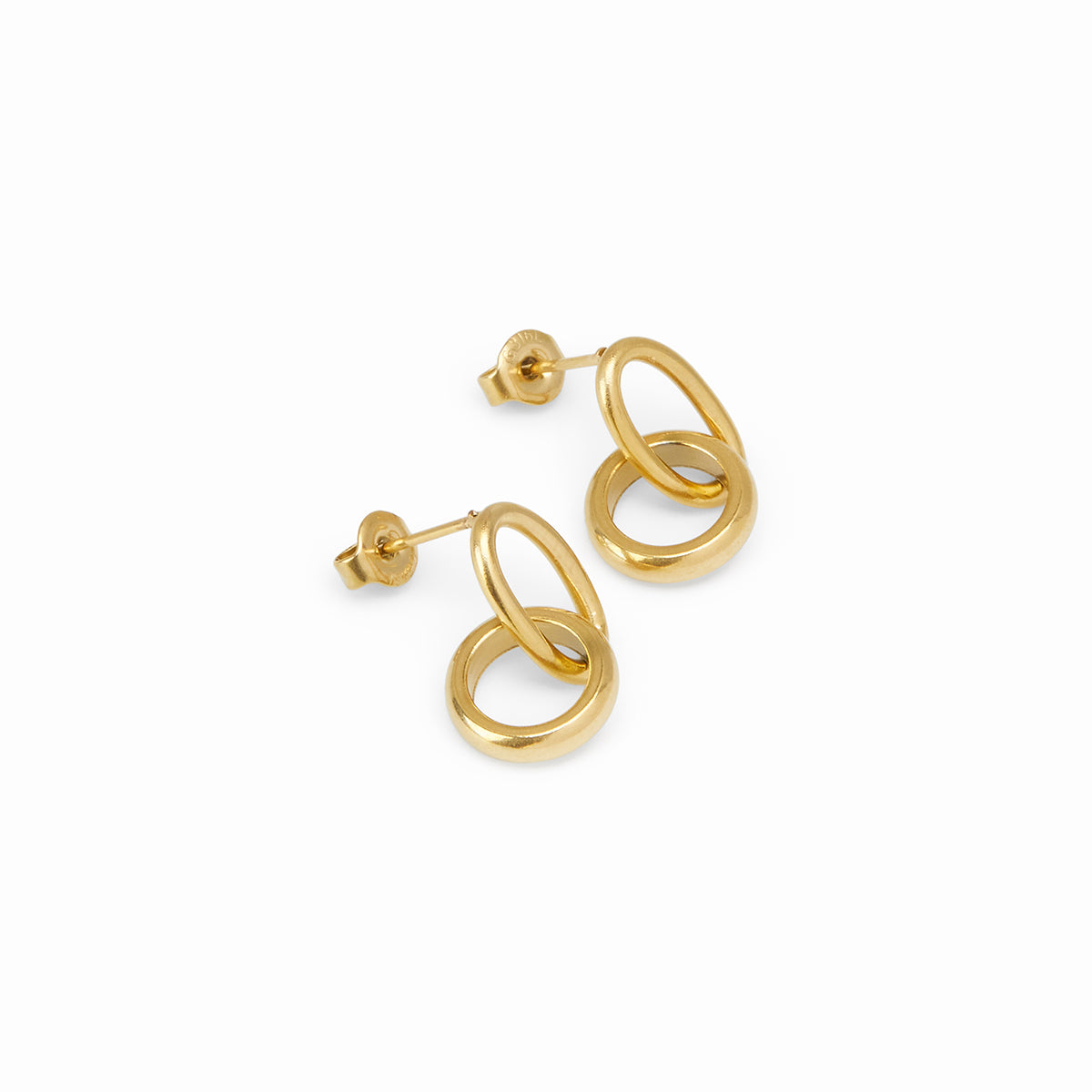 Aros Doble Enlace en Oro