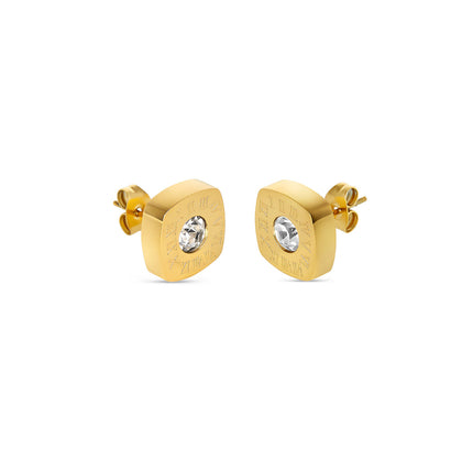 Pendientes de Piedra de Estilo Latino - Oro