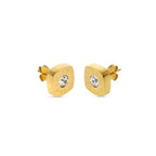 Pendientes de Piedra de Estilo Latino - Oro