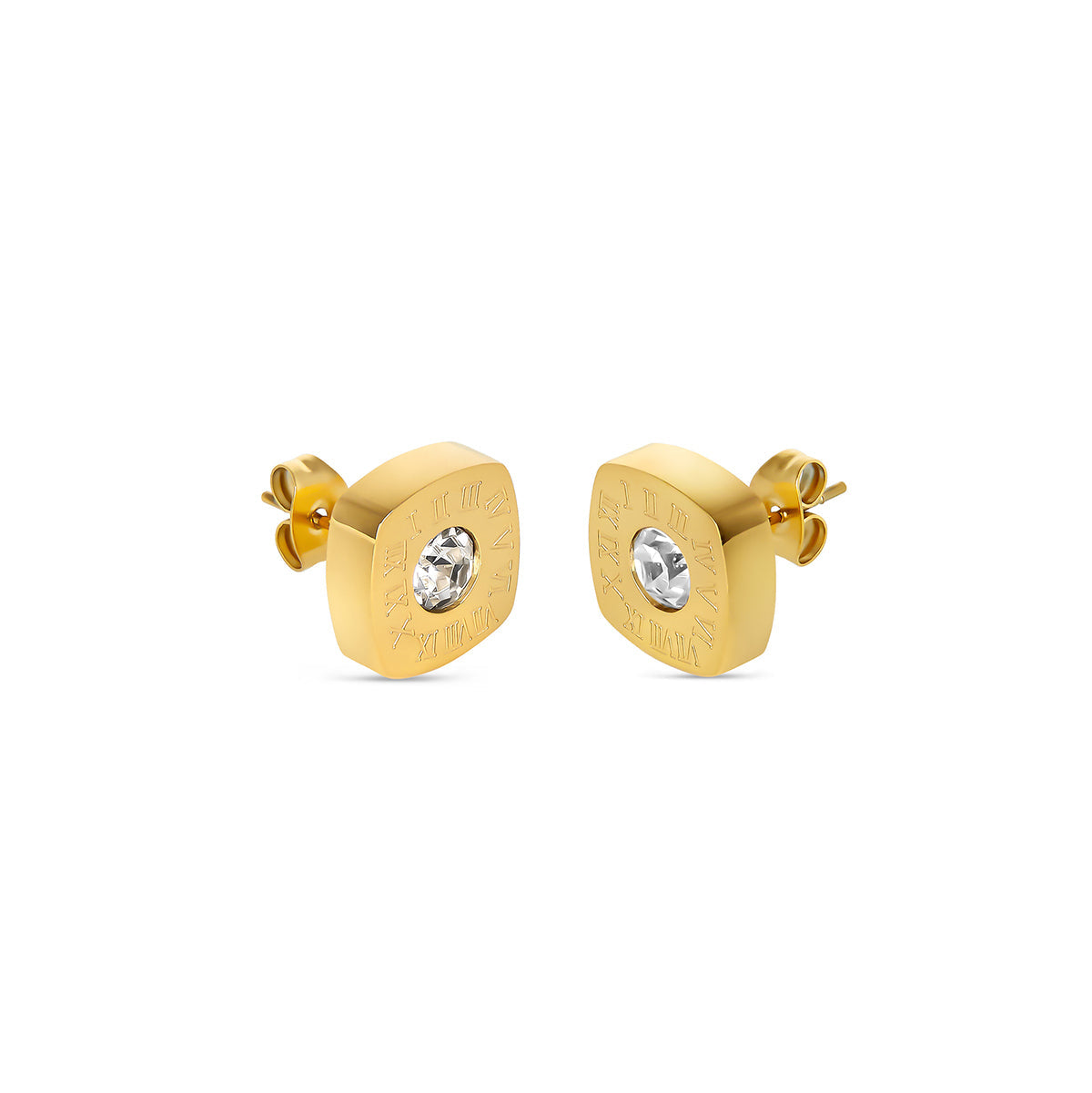 Pendientes de Piedra de Estilo Latino - Oro