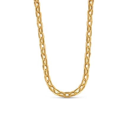 Collar de eslabones robustos Camden - Dorado