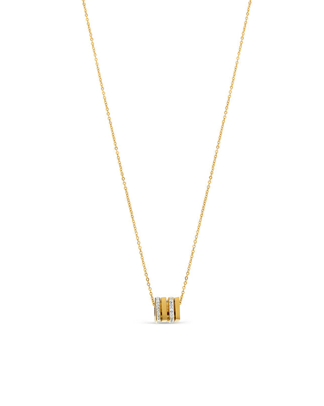Collar Rubix de Piedra en Oro