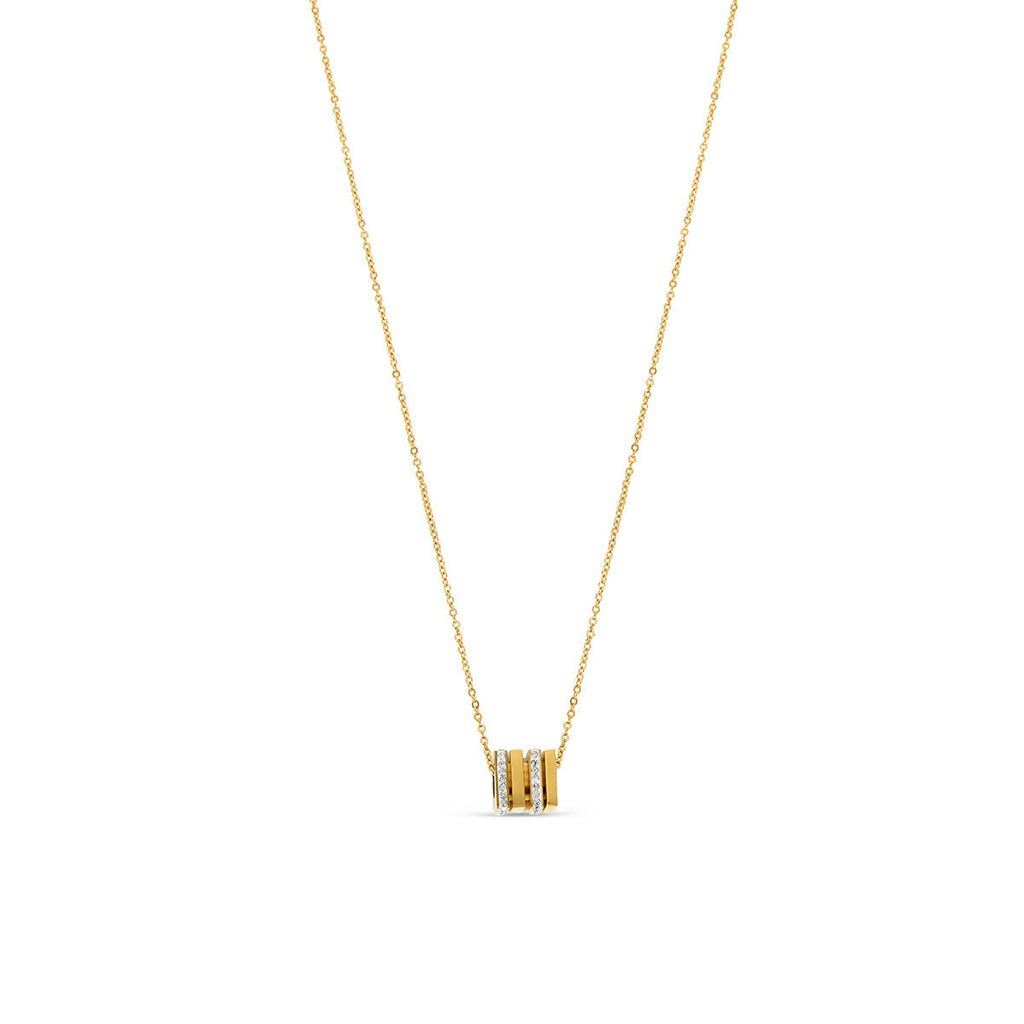 Collar Rubix de Piedra en Oro