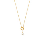 Collar de Perlas con Hilo - Color Oro