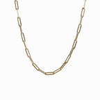 Collar de Cadena con Clip - Color Dorado