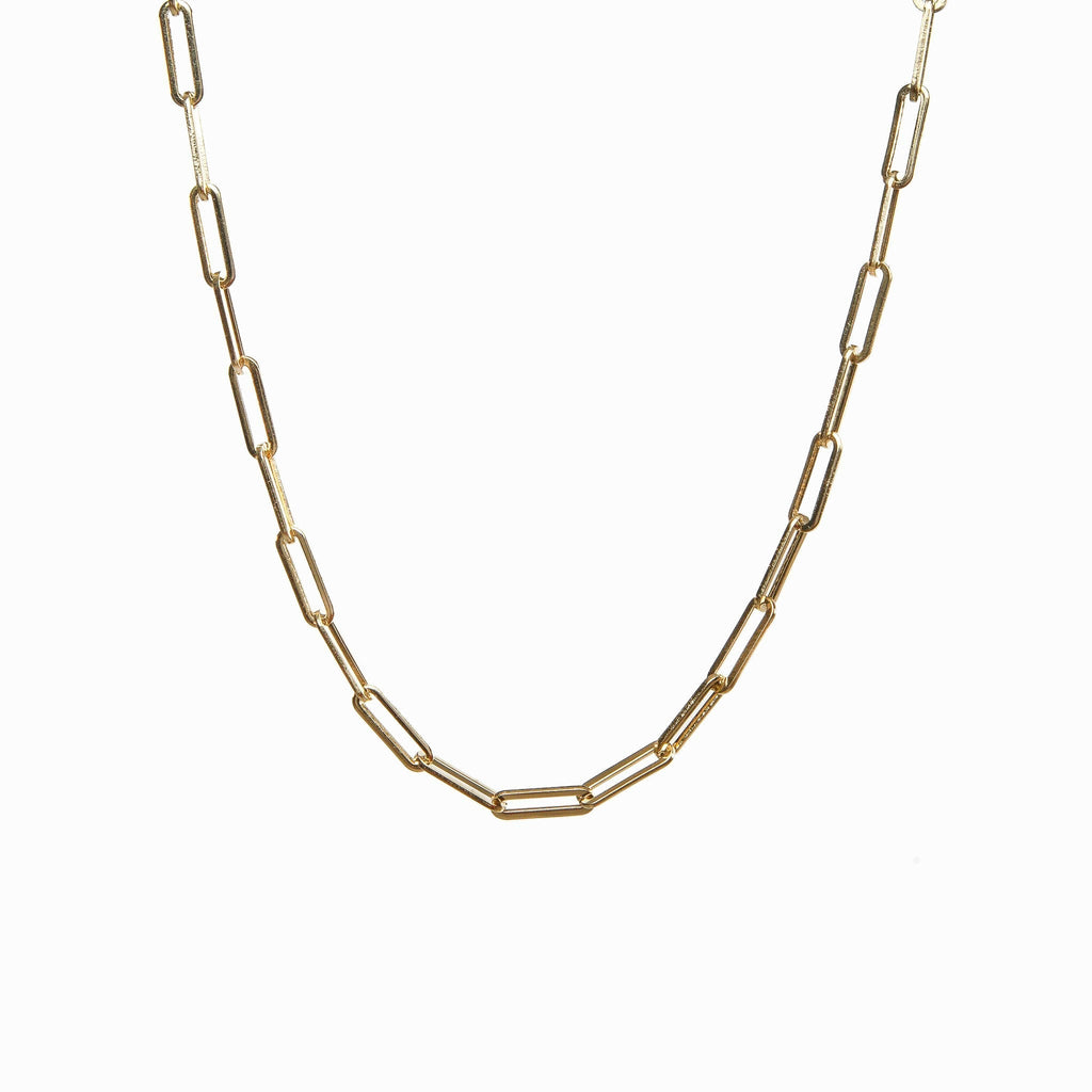 Collar de Cadena con Clip - Color Oro