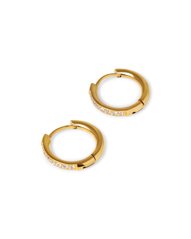 Aros con Piedra Arielle - Oro