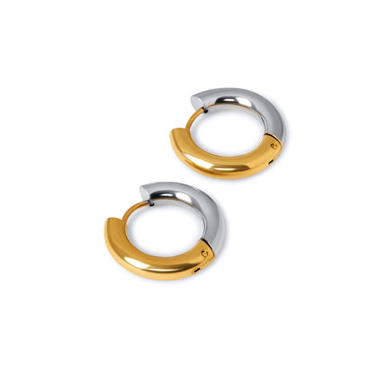 Aros de Contraste - Oro y Plata
