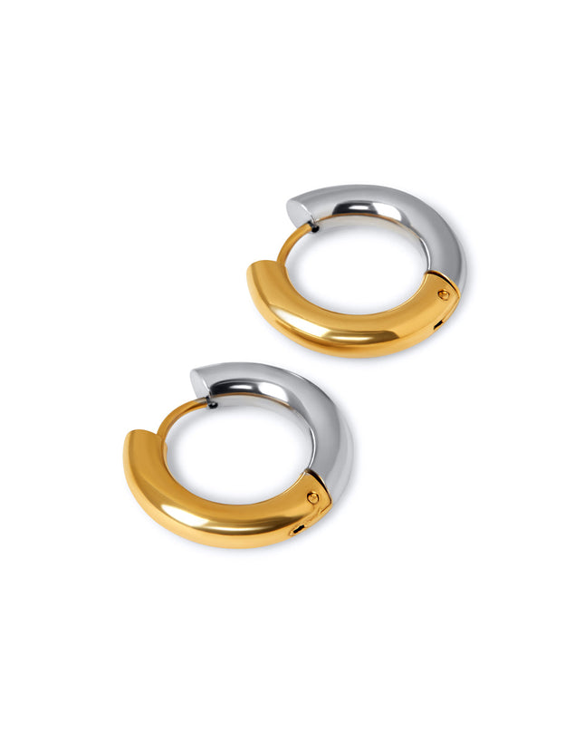 Aros de Contraste - Oro y Plata
