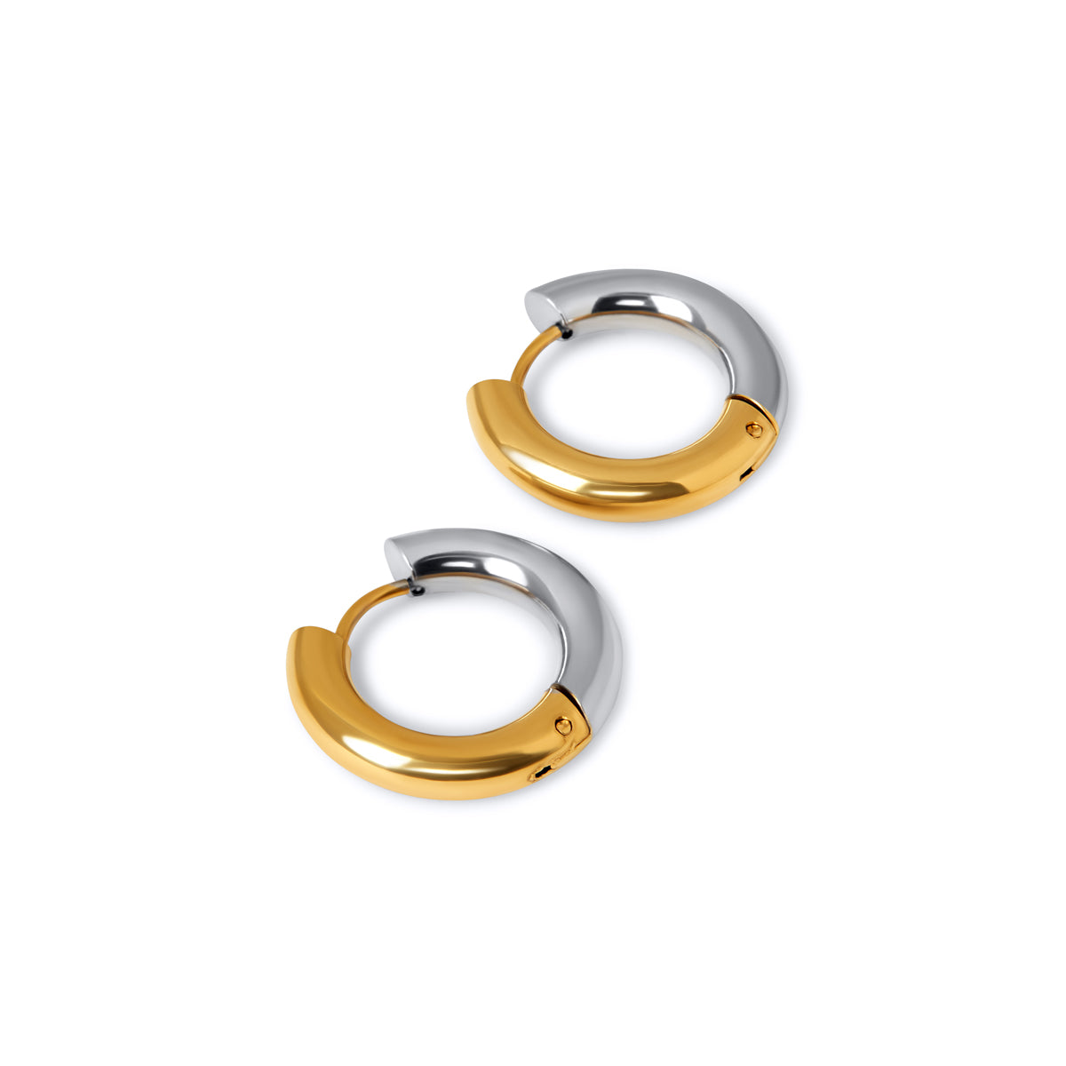 Aros de Contraste - Oro y Plata