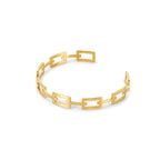 Pulsera Bangle Geométrica en Oro