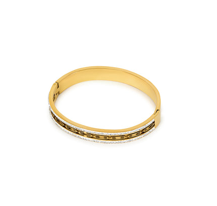 Brazalete de Piedra de Hiedra en Oro