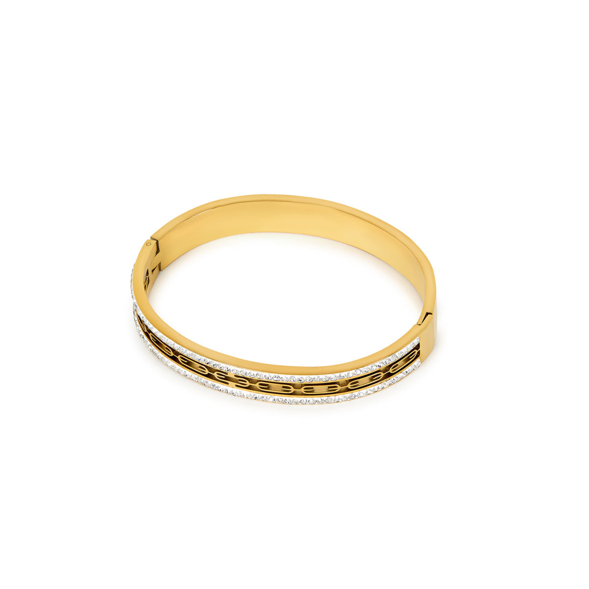 Brazalete de Piedra de Hiedra en Oro