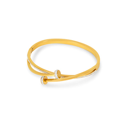 Pulsera de Piedra Natural - Acabado en Oro