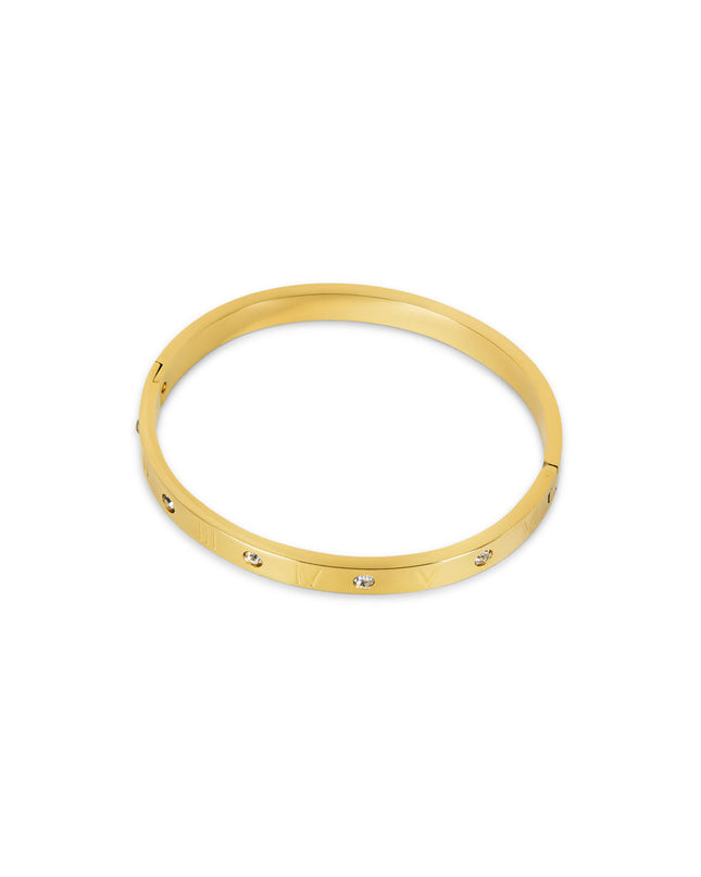 Pulsera de Piedra Numérica - Oro