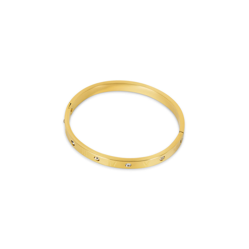 Pulsera de Piedra Numérica - Oro