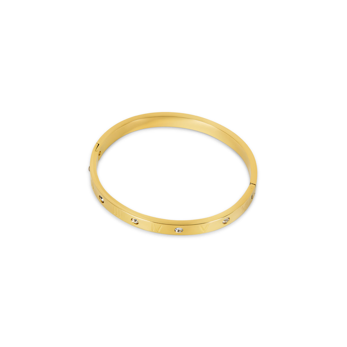 Pulsera de Piedra Numérica - Oro