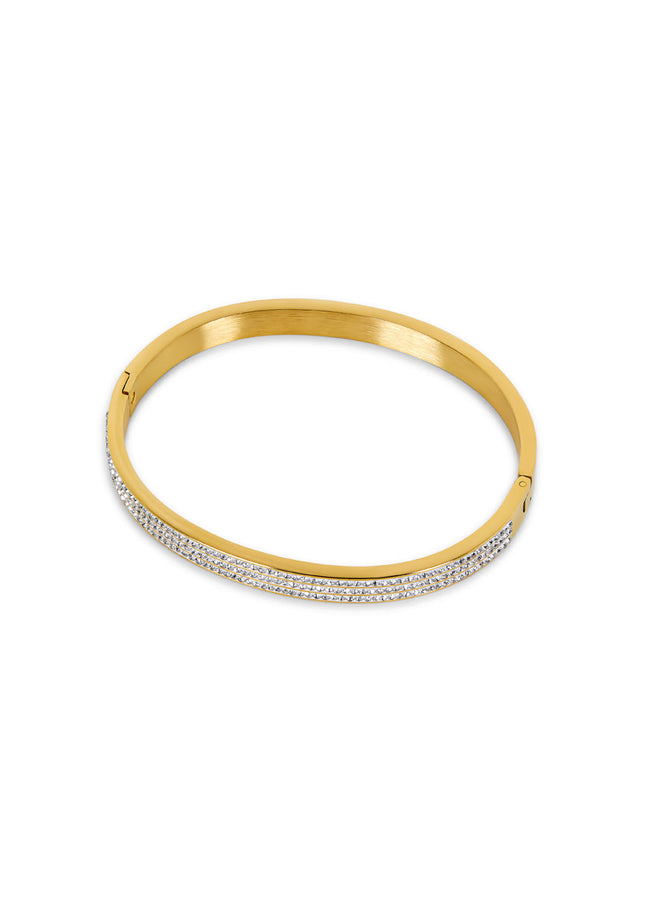Brazalete de Piedra Luxe - Dorado