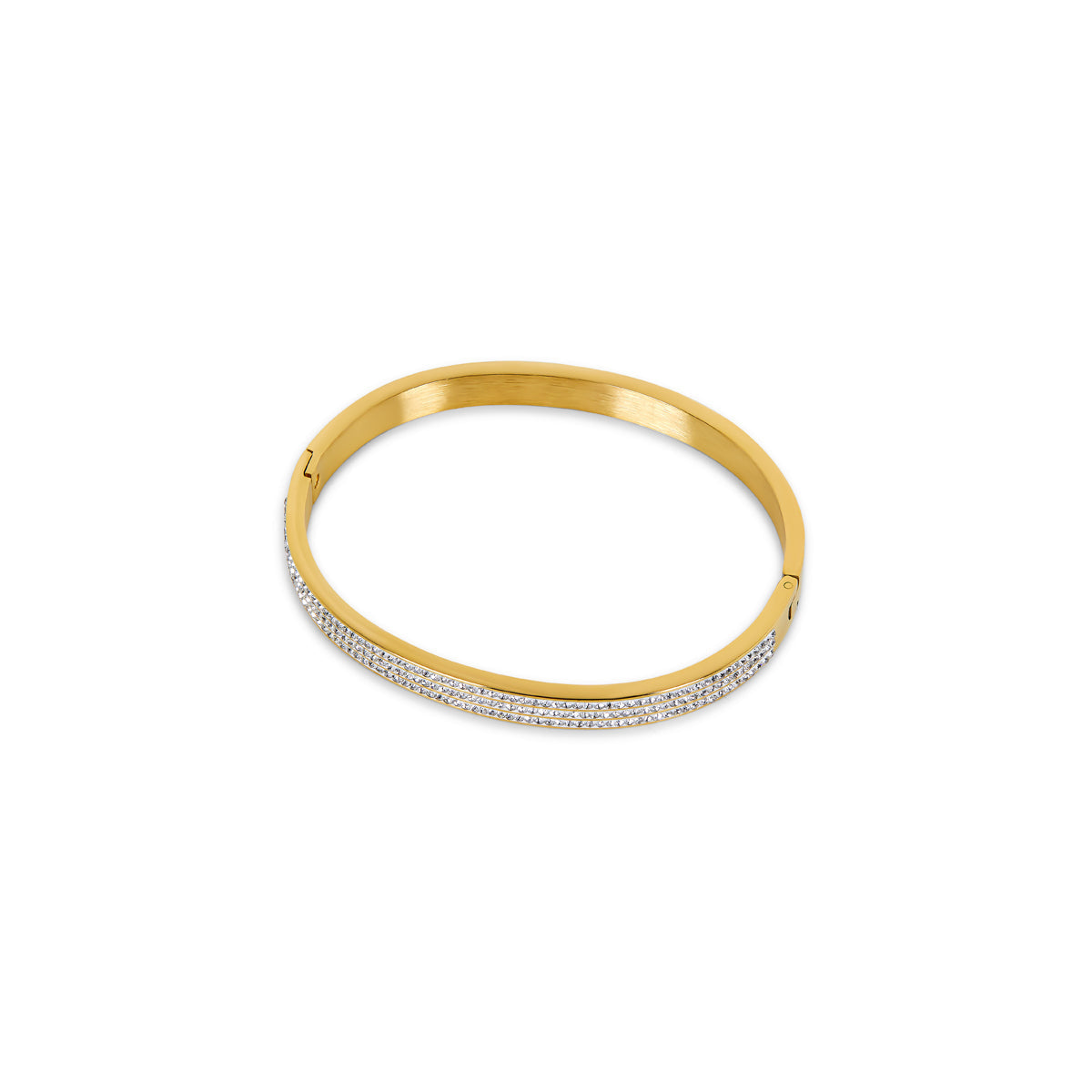 Brazalete de Piedra Luxe - Dorado
