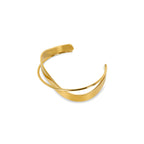 Woven Bangle Bracelet - Gold