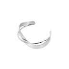Pulsera entrelazada de plata
