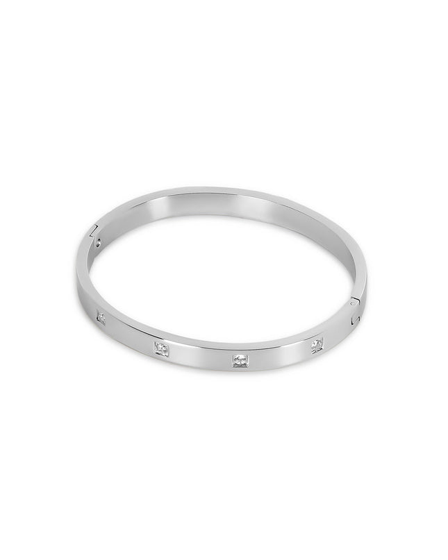 Pulsera de Piedra en Estuche - Plata