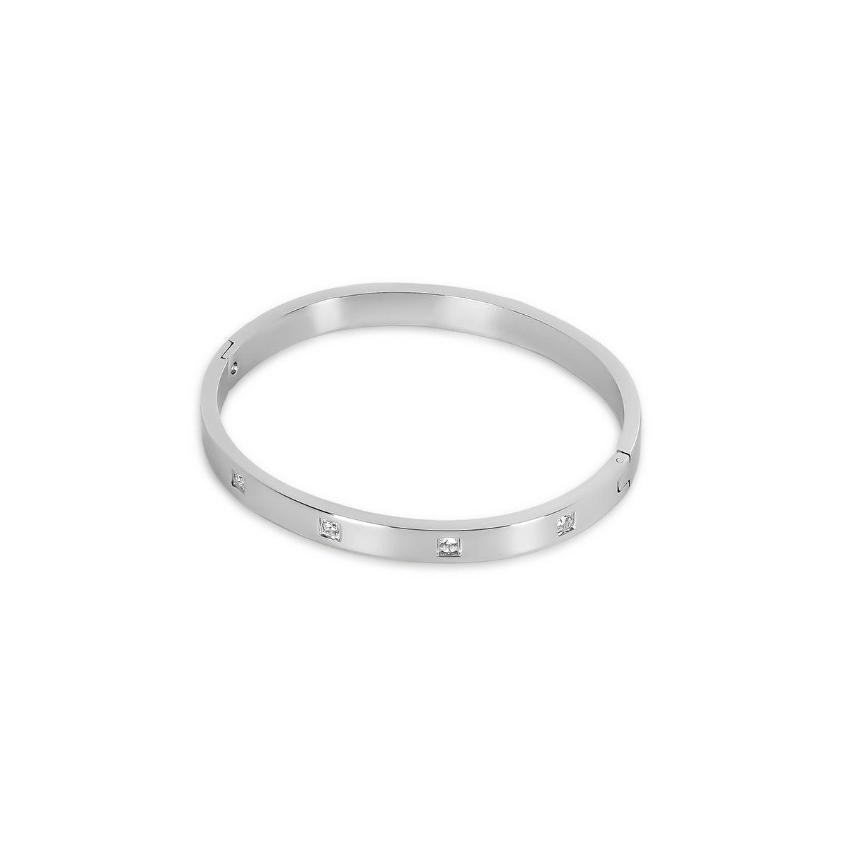 Pulsera de Piedra en Estuche - Plata