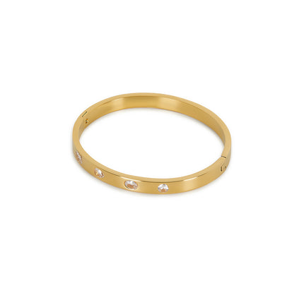 Pulsera de Gemas Variadas - Oro