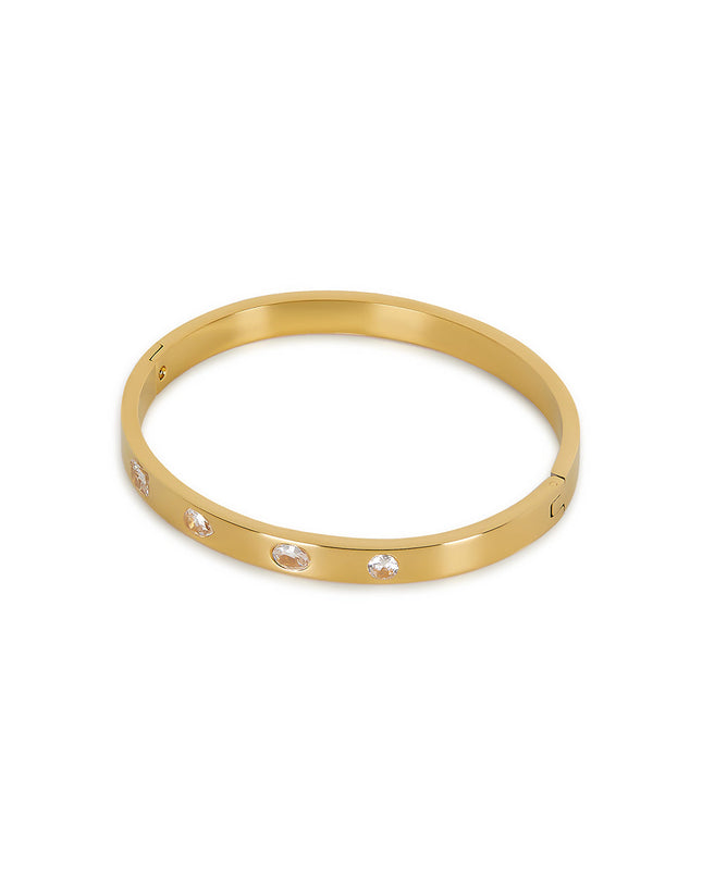 Pulsera de Gemas Variadas - Oro