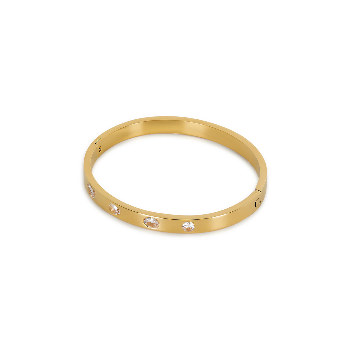 Pulsera de Gemas Variadas - Oro