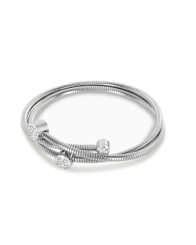 Pulsera Stone Twister - Plata