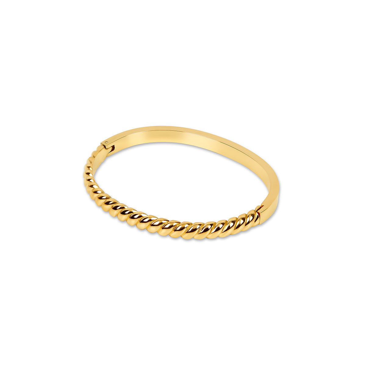 Pulsera Bangle Croissant - Color Dorado