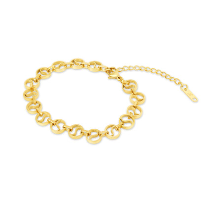 Pulsera de Cadena Santorini en Oro