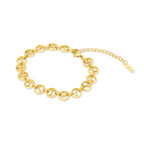 Pulsera de Cadena Santorini en Oro