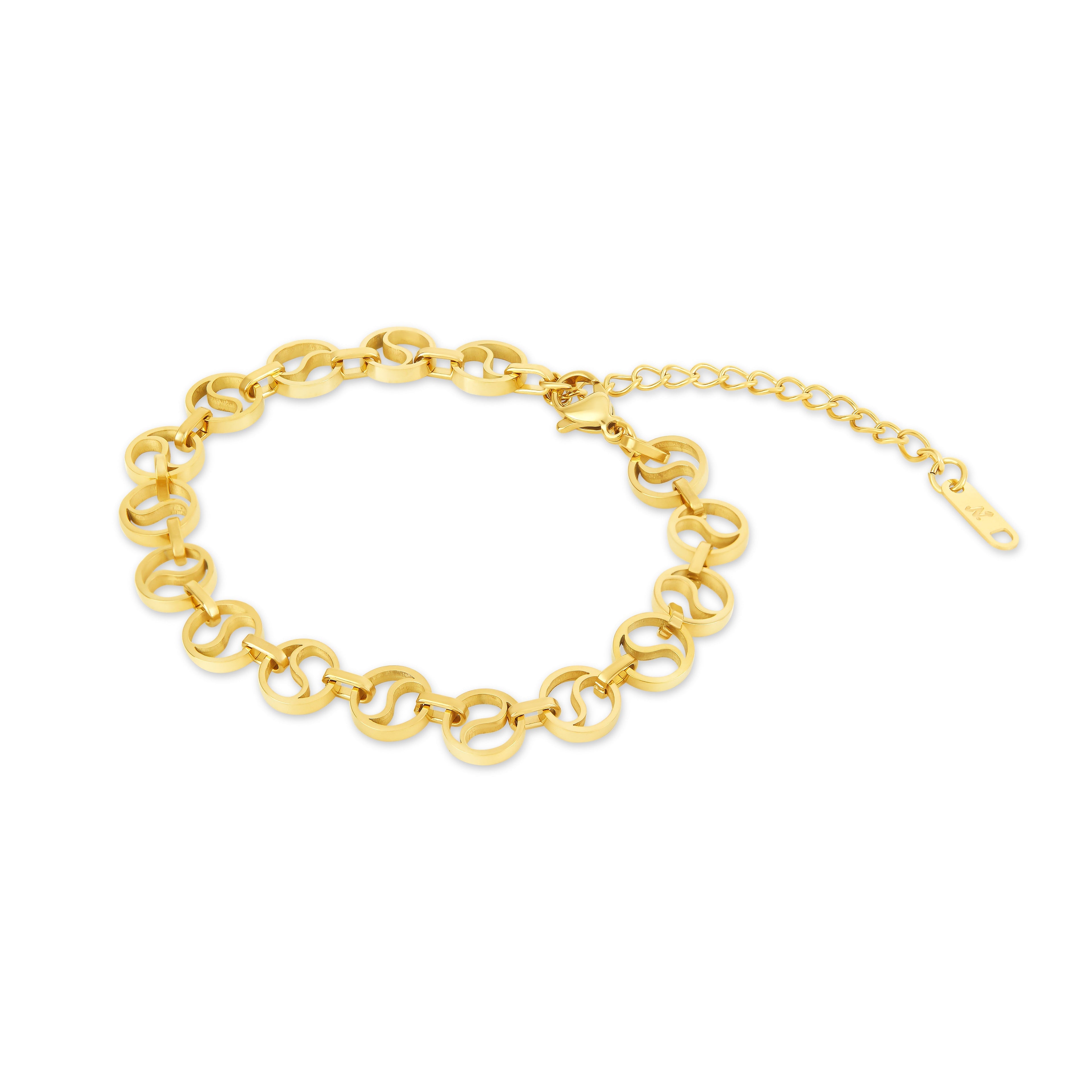 Pulsera de Cadena Santorini en Oro