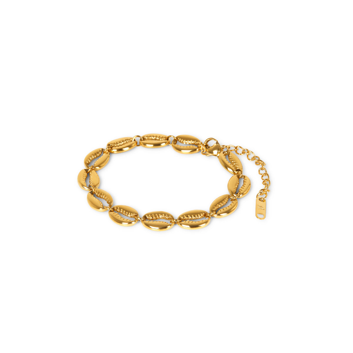 Pulsera de Cadena de Concha - Oro
