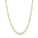 Collar de Cadena Rígida en Color Oro