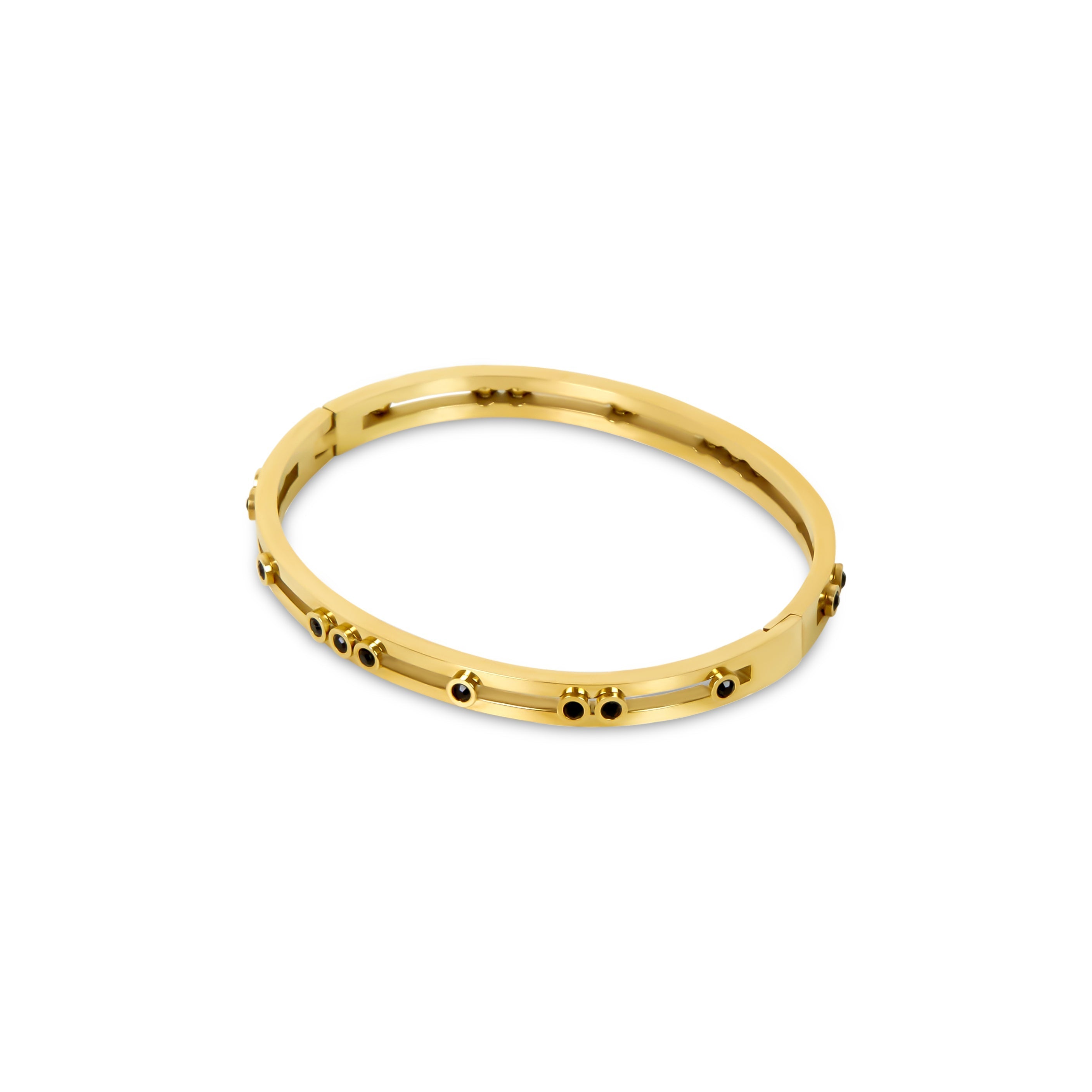 Pulsera Bangle Araña - Dorada