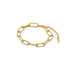 Pulsera de Cadena Rígida - Color Oro