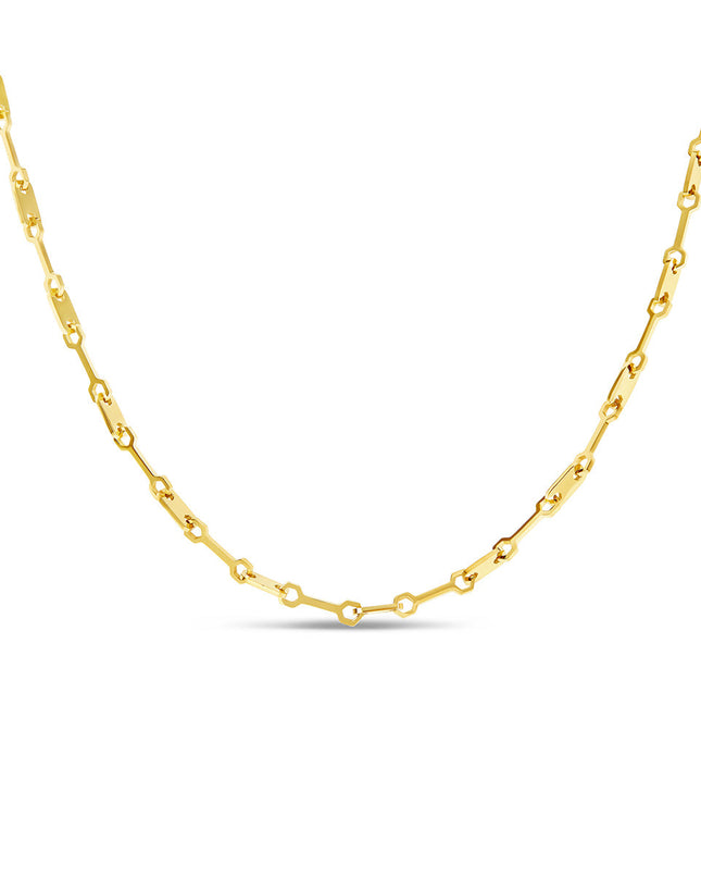 Collar de Cadena con Clip para Tableta - Color Oro