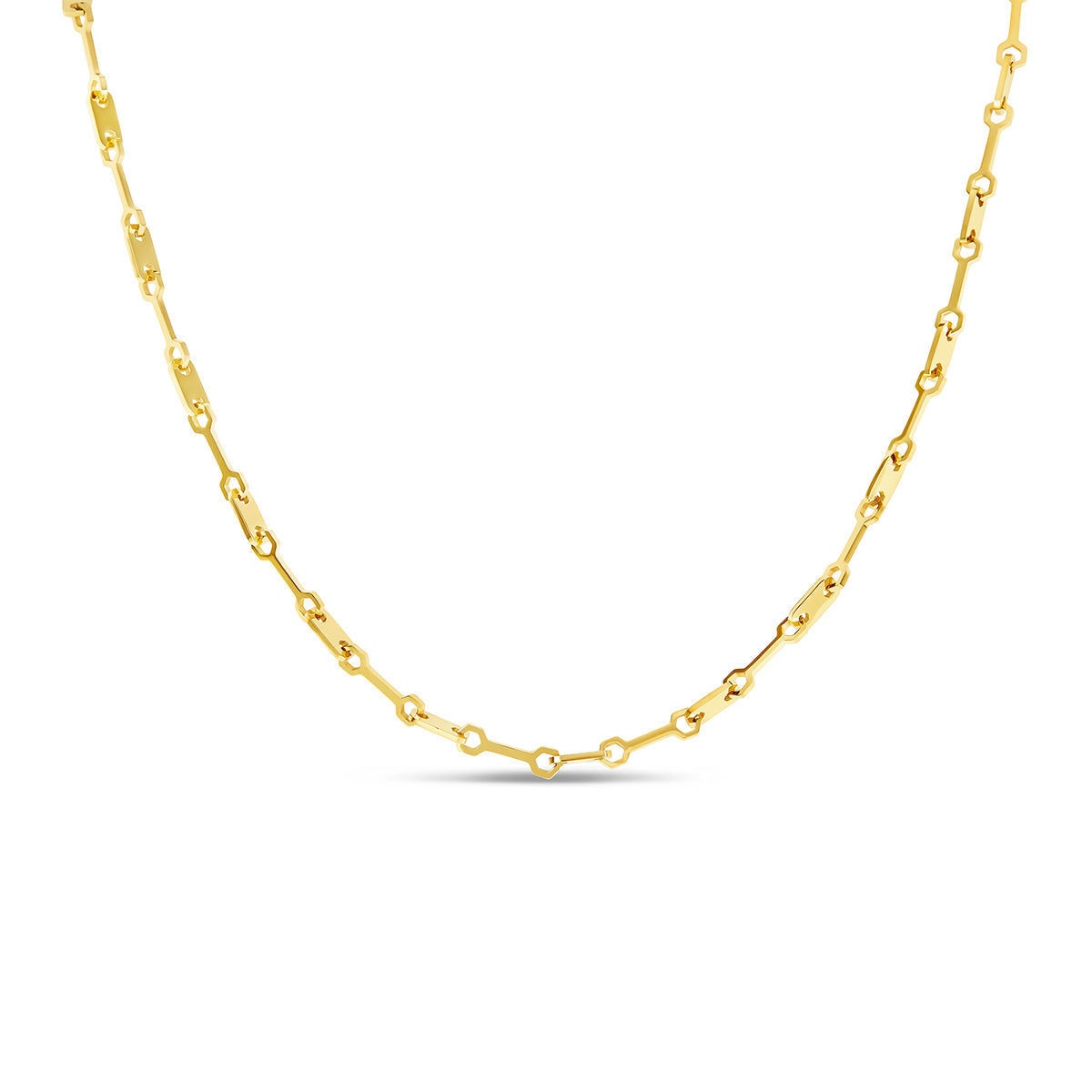 Collar de Cadena con Clip para Tableta - Color Oro