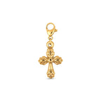 Cruz con Flecha - Collar Encantador en Oro