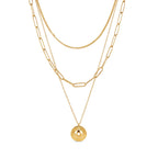 Triple Layer Cleopatra Collar - Gold