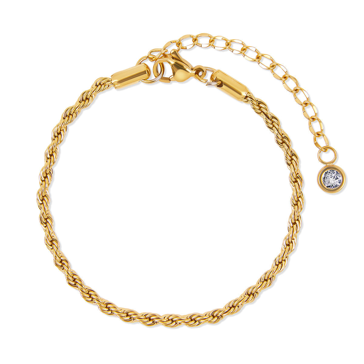 Set de Pulseras Esenciales 1 - Color Dorado