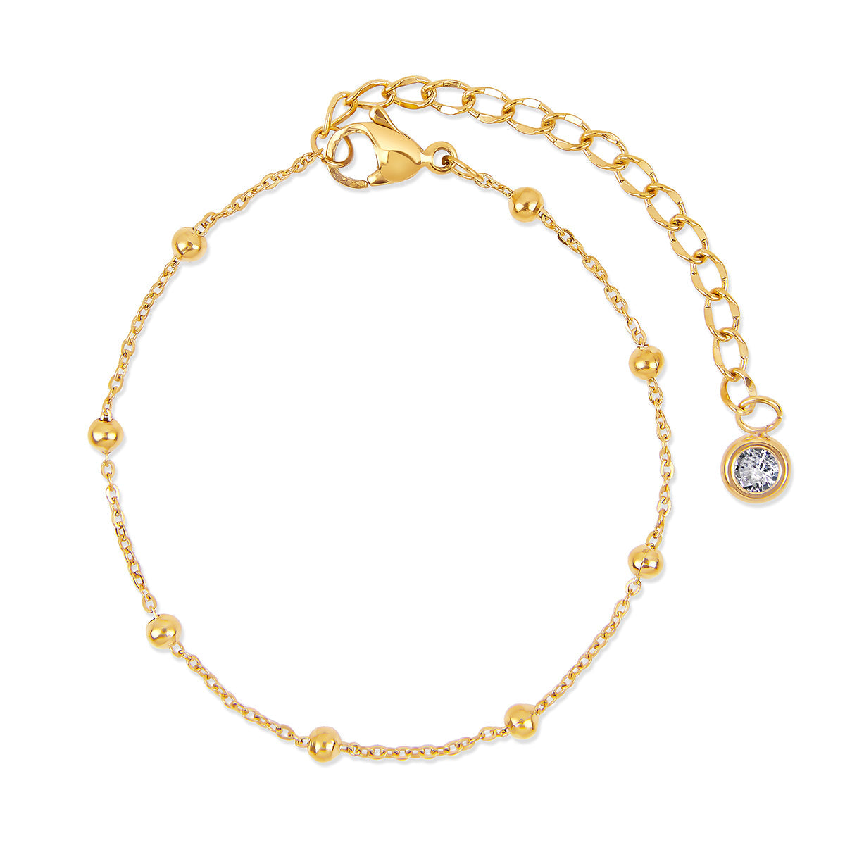 Set de Pulseras Esenciales 1 - Color Dorado